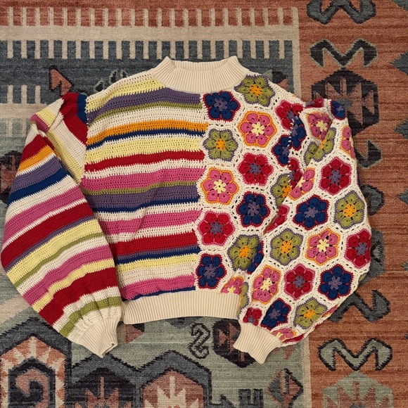 FARM Rio Multicolor Floral Sweater - Picture 3 of 11